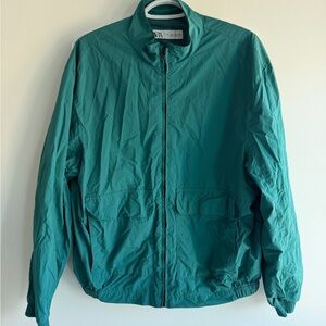 Men's Teal Jacket Zara